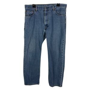 Levi's 550 Jeans Men 36x29 Blue Denim High-Rise Relaxed Fit Straight Leg Zip Fly